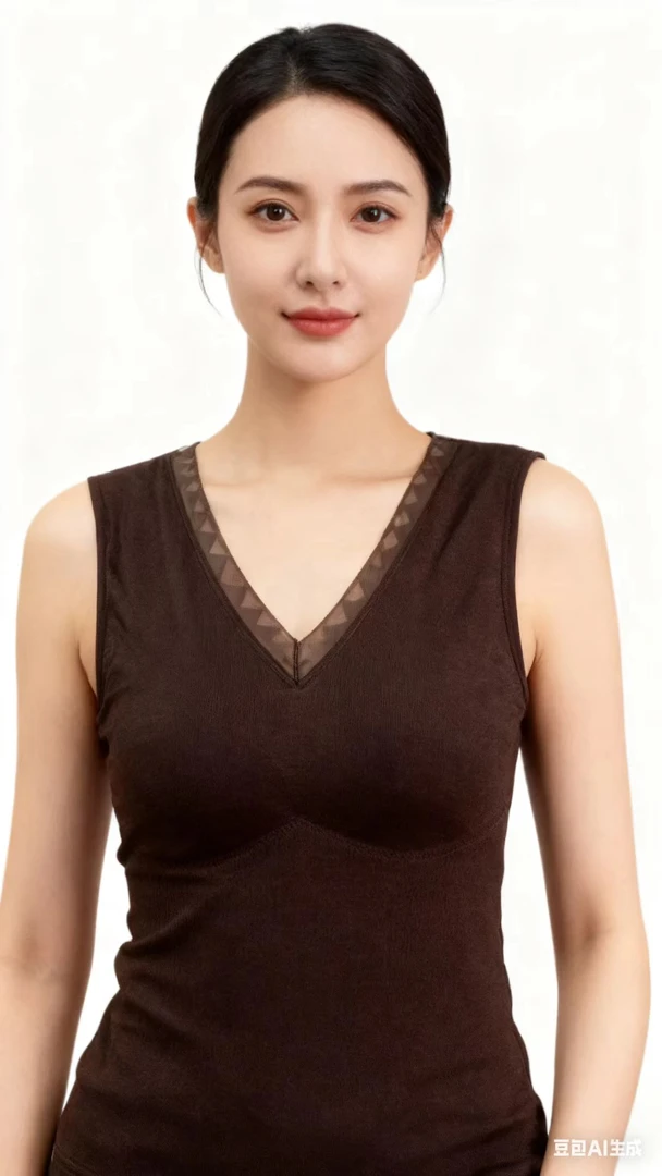 1081#女士秋冬无缝美体胸垫背心
