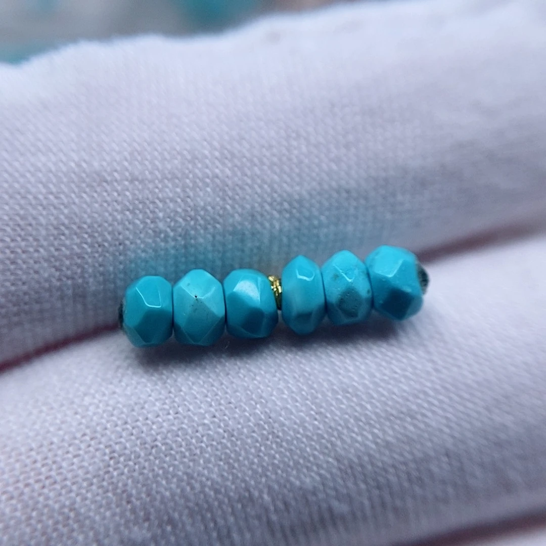 绿松石无相隔珠4.7未镶嵌