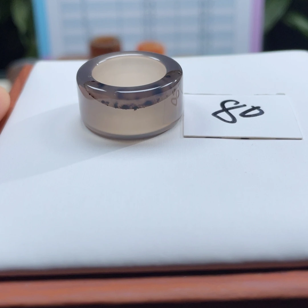 玛瑙/玉髓未镶嵌戒指Z17.3港14