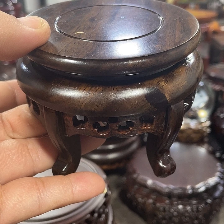 手工艺品琉璃红木底座工艺品