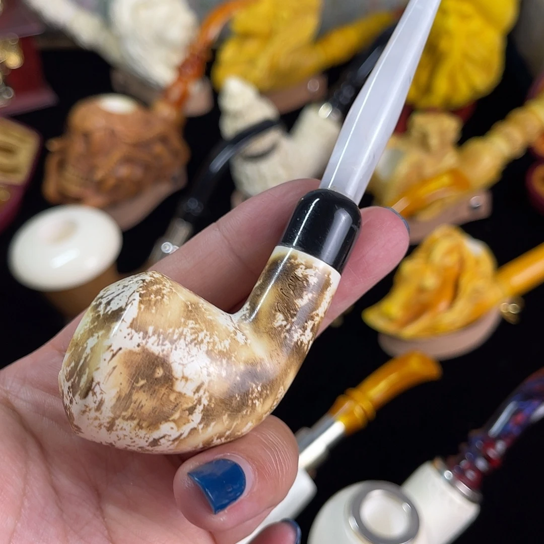 海泡石中号军插牛头