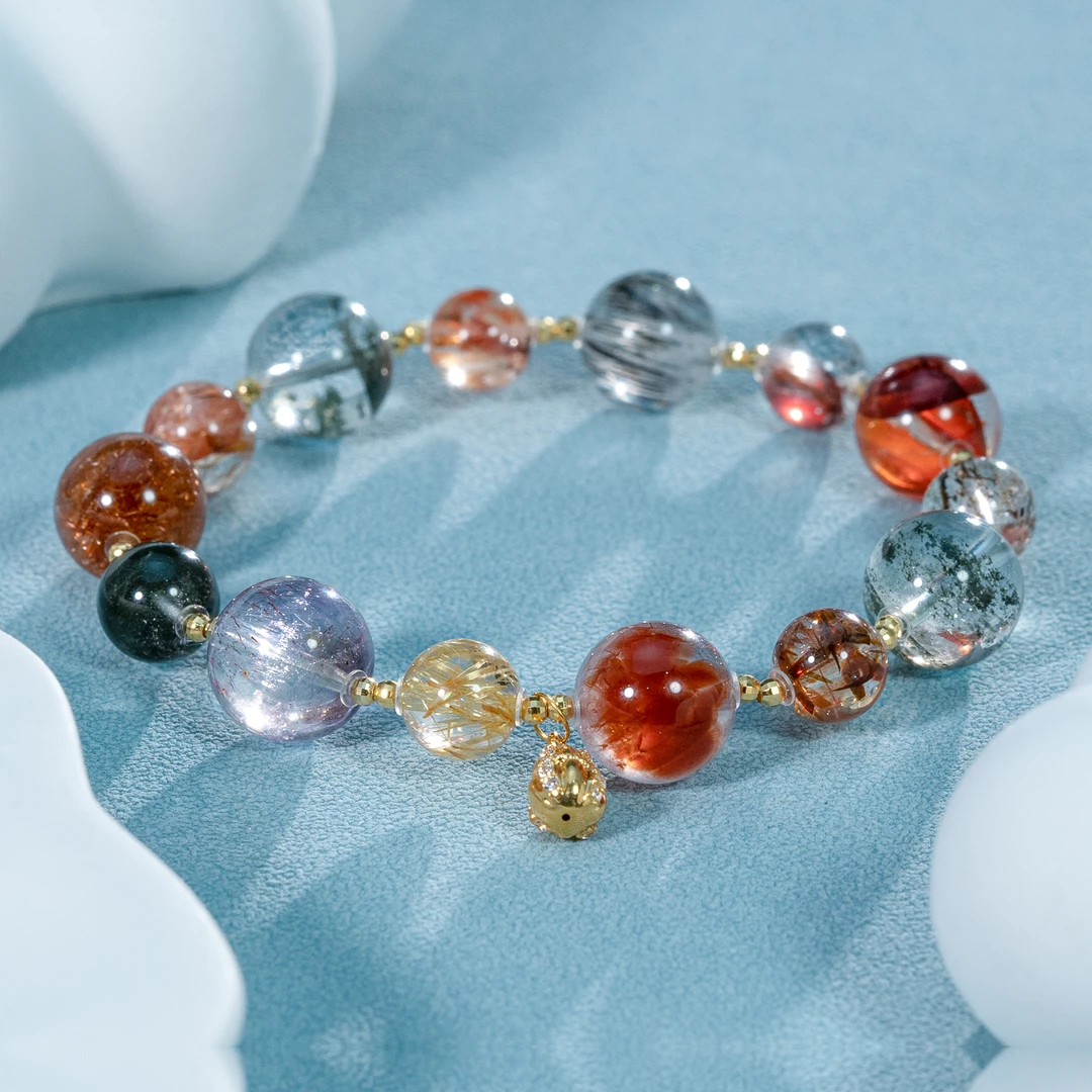 【九星纳福】18K金极光23多宝手串-2500166-（天然珠宝多样性发其一）