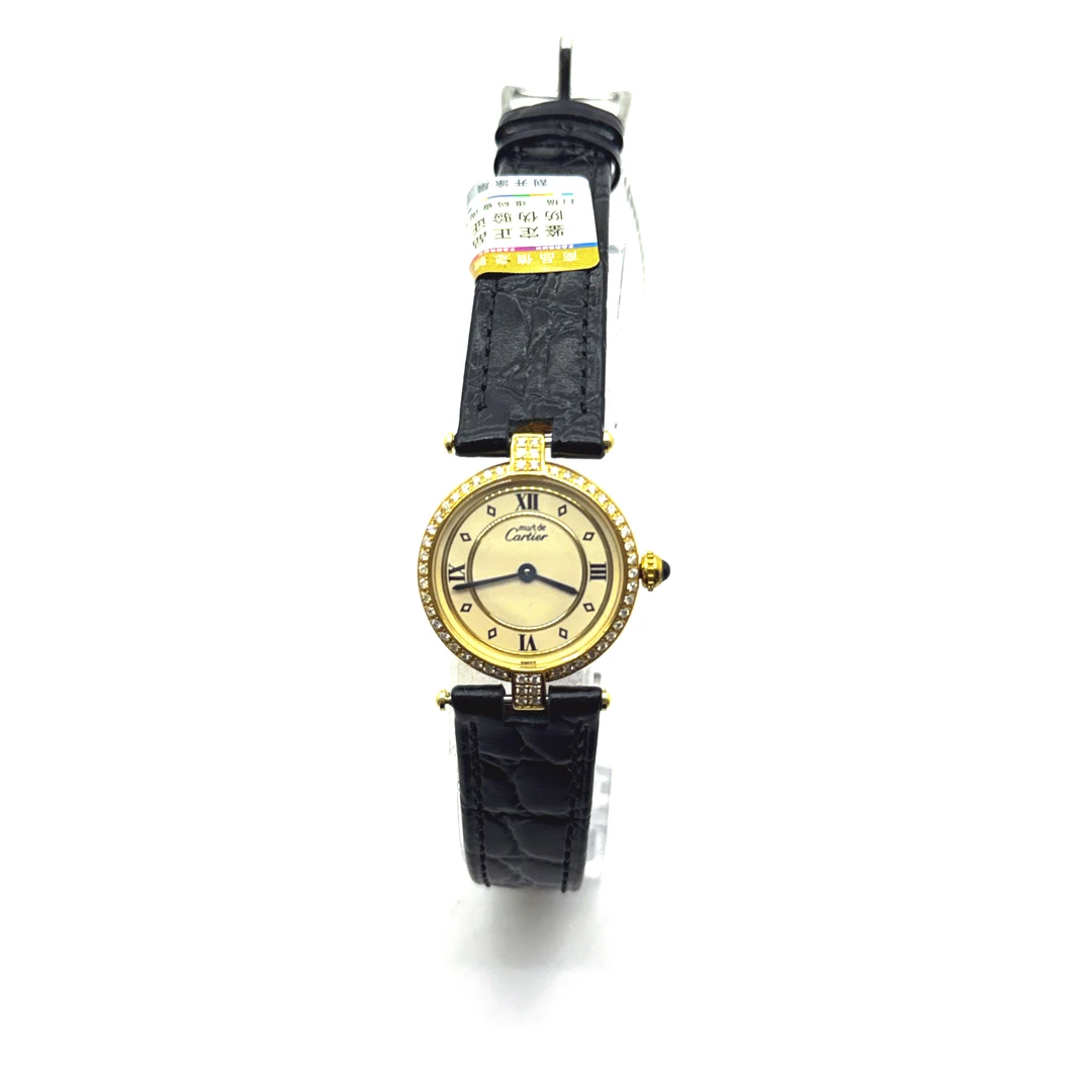 95新 Cartier/卡地亚 07001/卡地亚石英腕表/30盘表扣后配/后钻盘