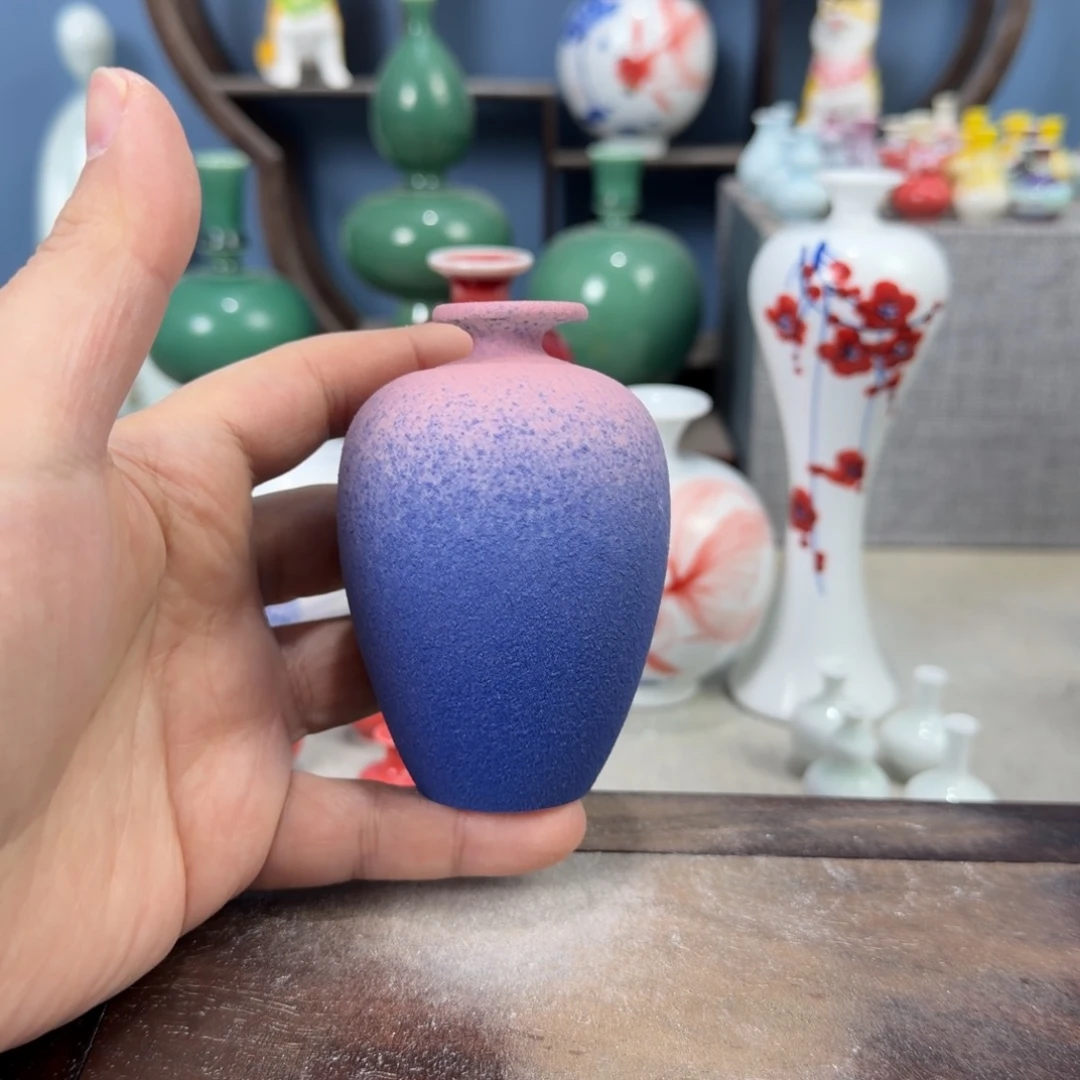 陶瓷手工小花器摆件
