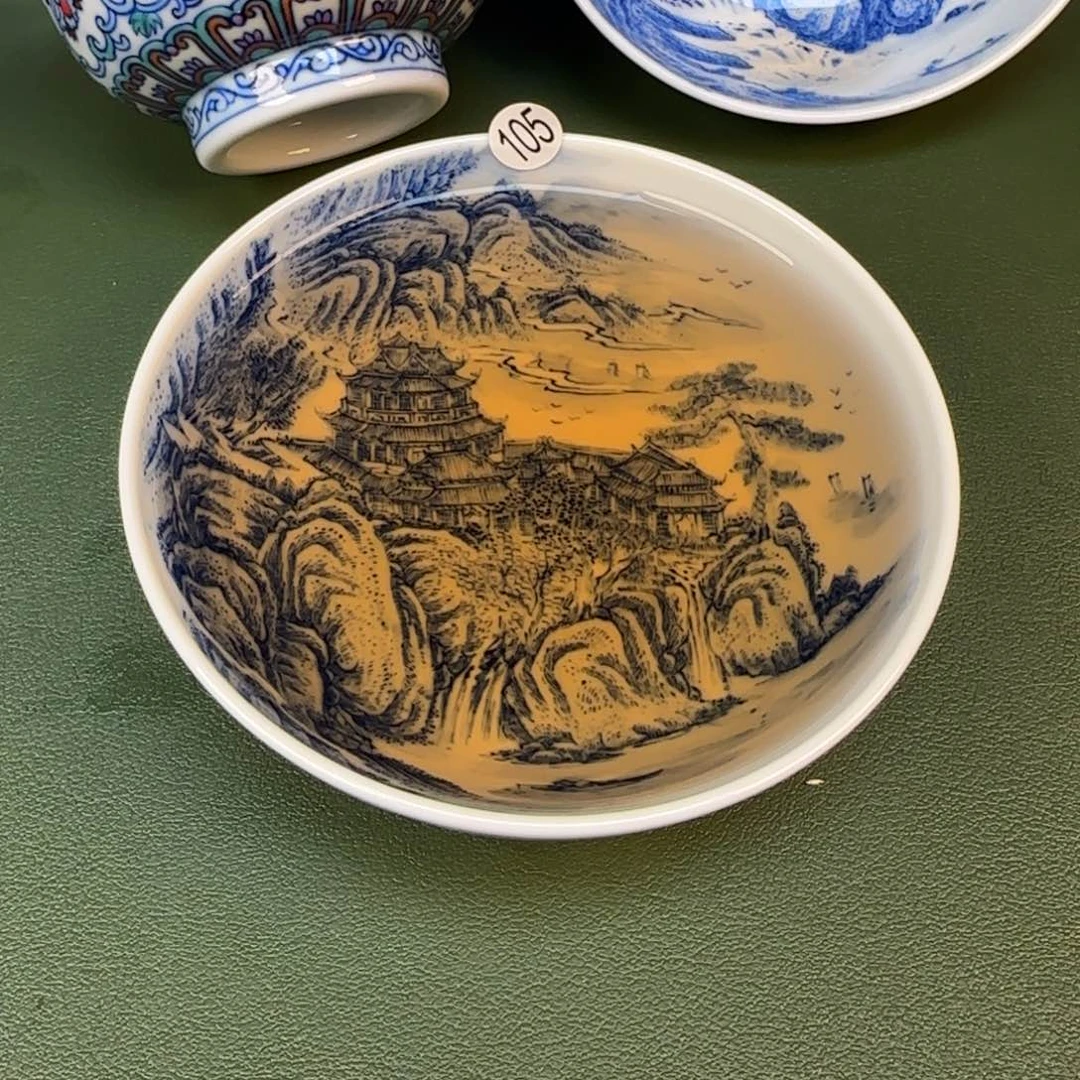 景德镇纯手工手绘茶具105