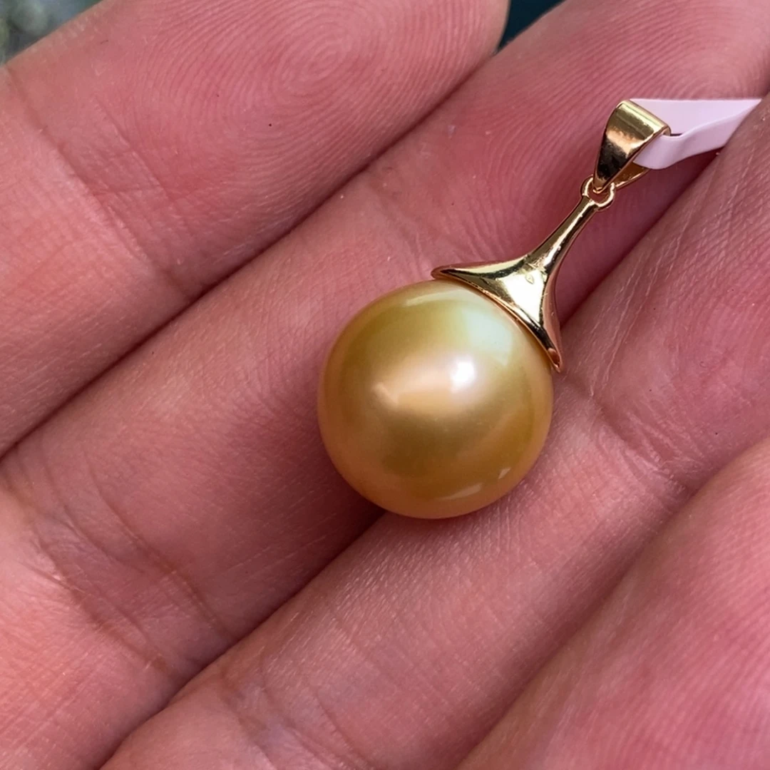 颈饰银S925镶嵌海水珍珠