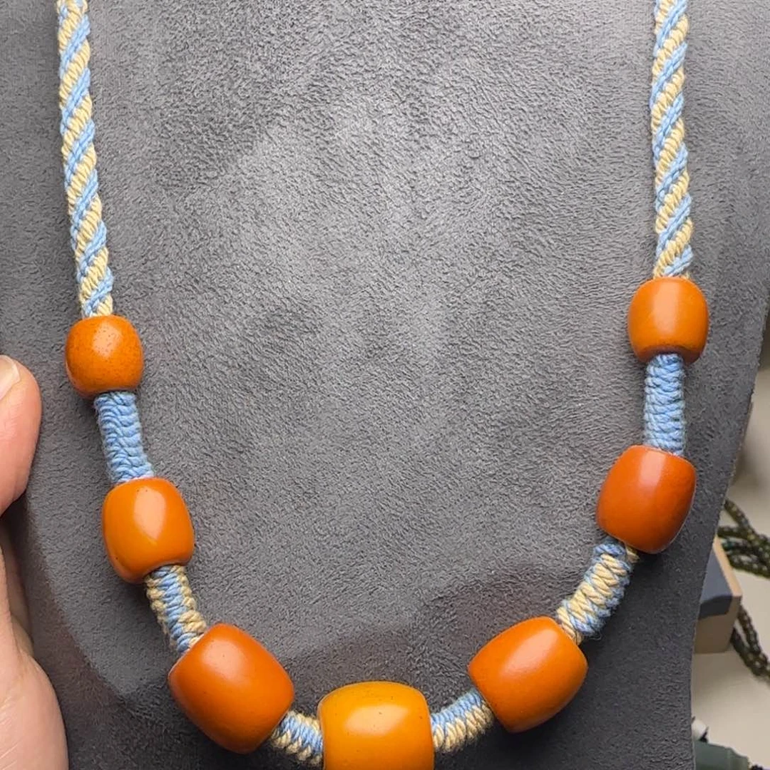 蜜蜡颈饰未镶嵌hhhhhhhhh