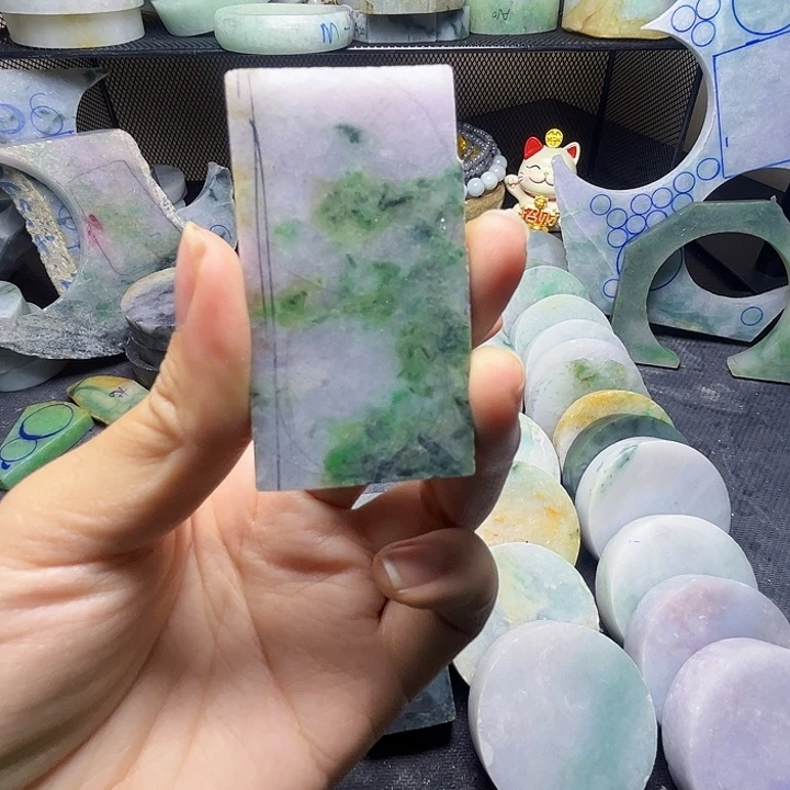 翡翠裸石缅甸翡翠