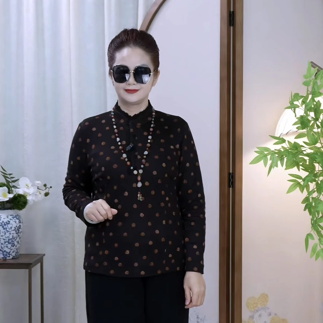 秋冬进口水貂绒短款立领上衣059