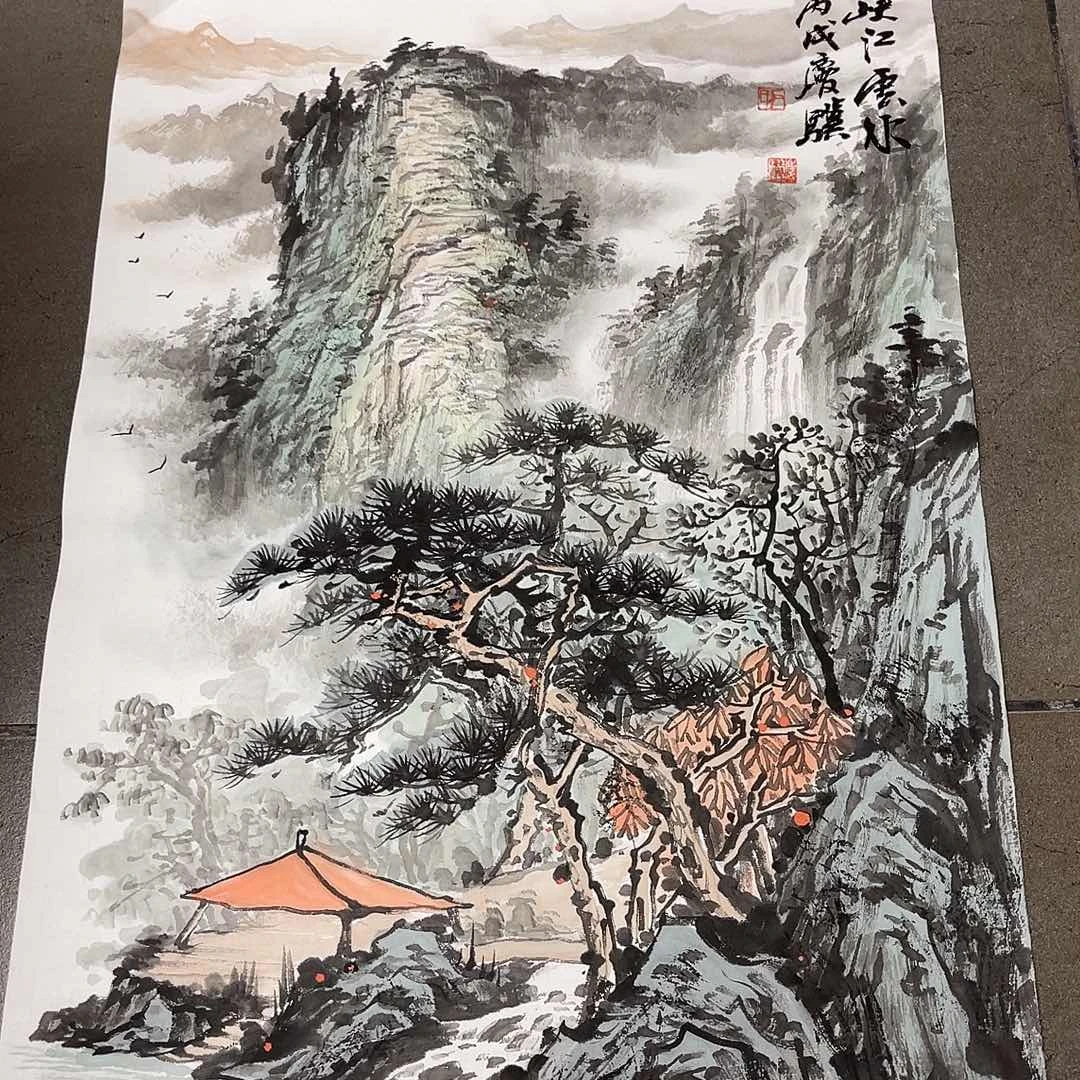 绘画韩江书画 石老师