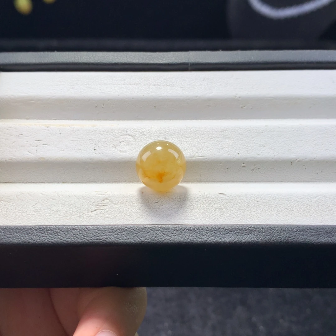 未镶嵌手串翡翠卡12芬达黄