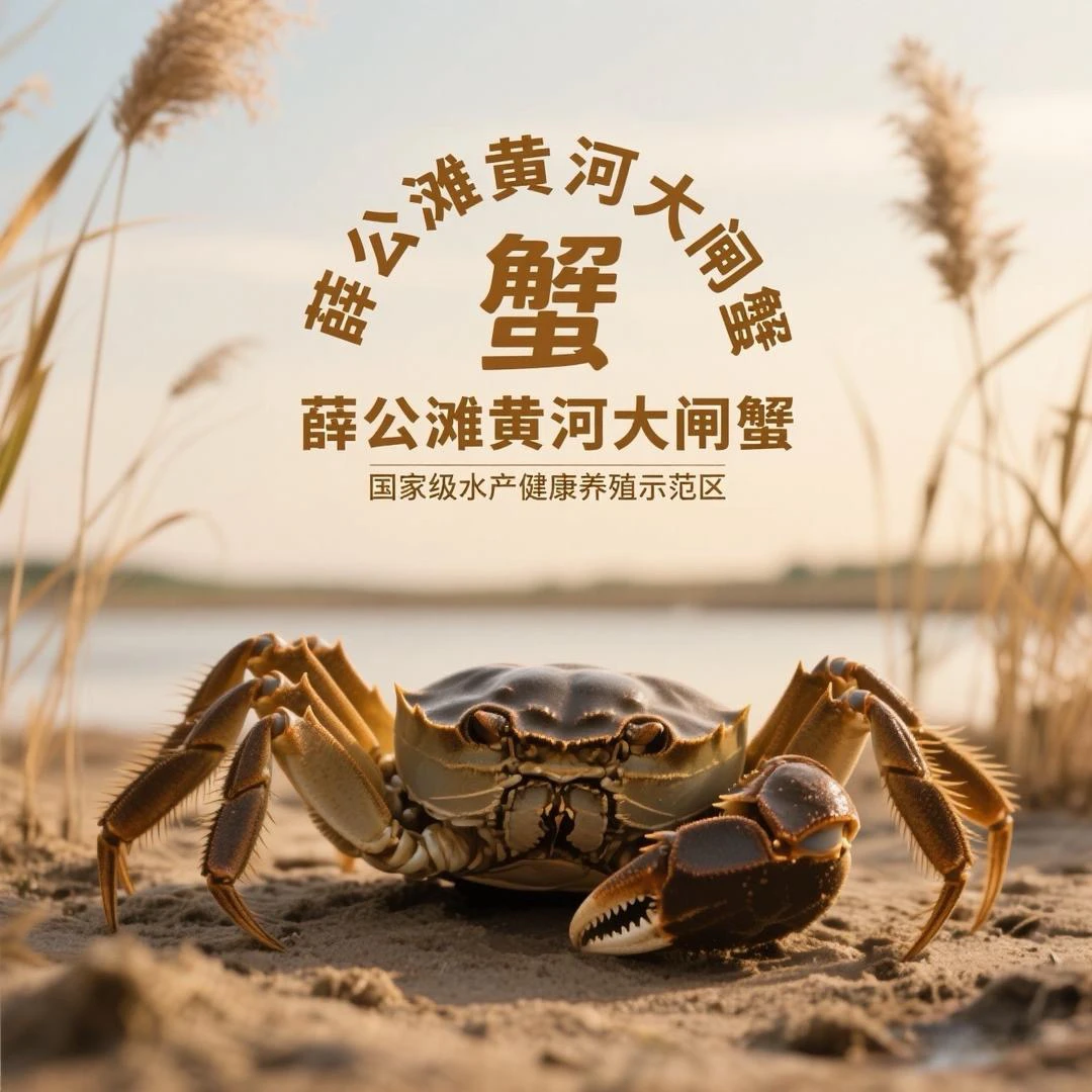【薛公滩黄河大闸蟹】鲜活蟹公3.5两母2.5两10只泡沫箱装爆款推荐