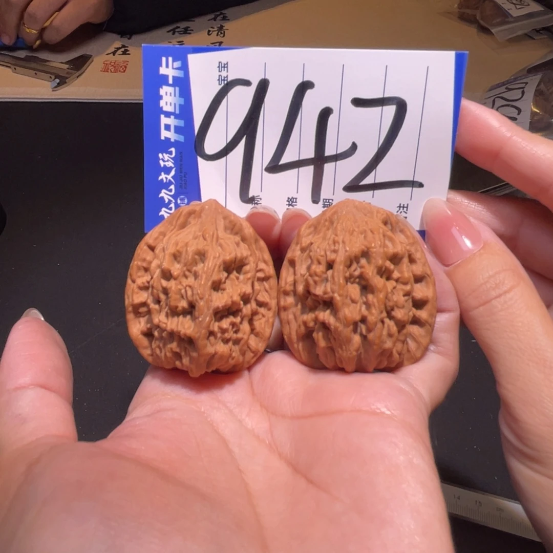 把件文玩核桃39虎头