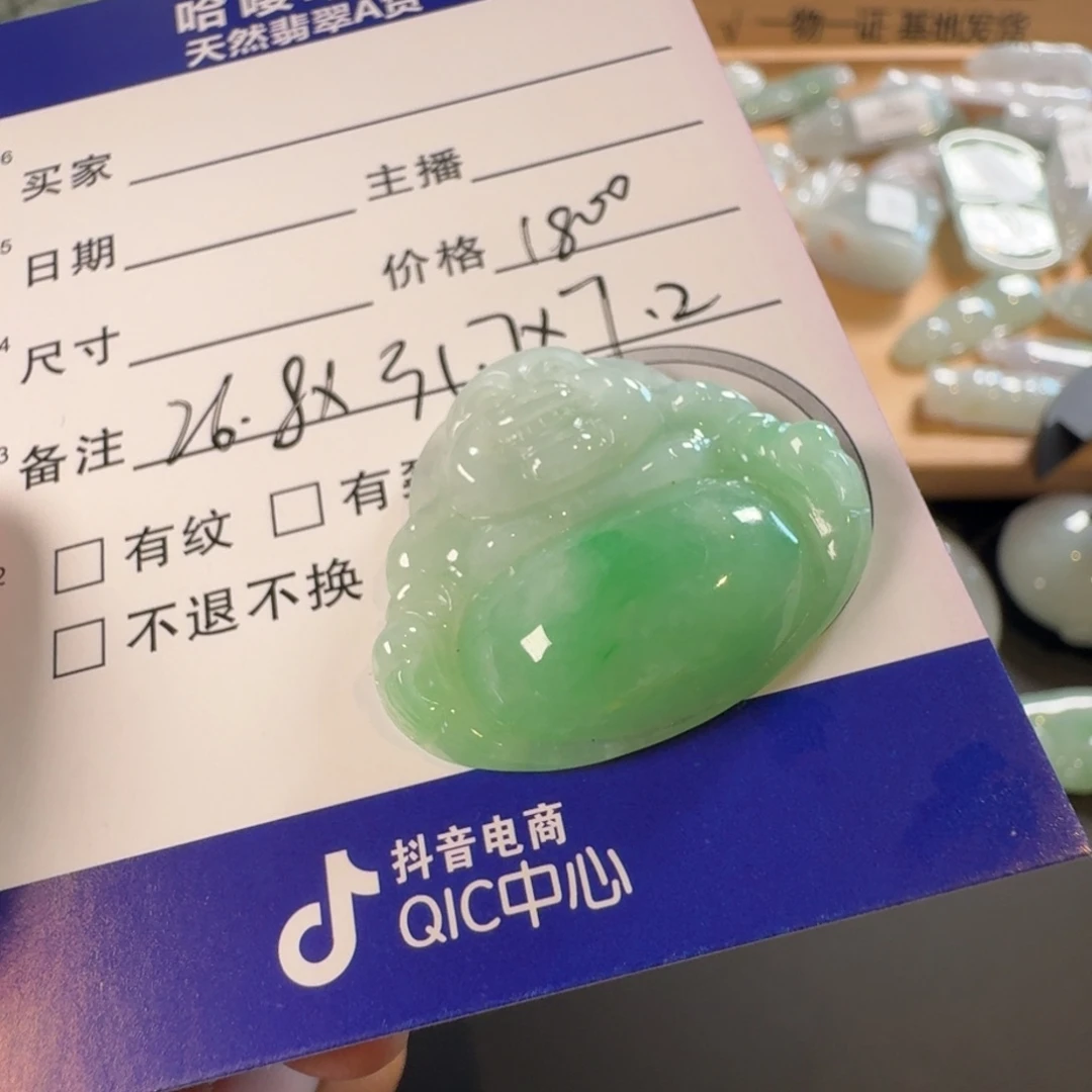 爱***使翡翠未镶嵌颈饰颈饰