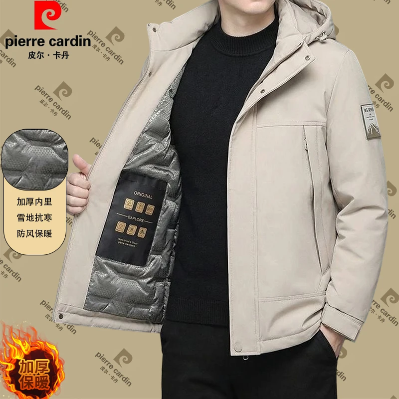 皮尔卡丹新款服加厚棉袄爆款保暖爷爷男士冬装休闲棉衣外套冬季棉