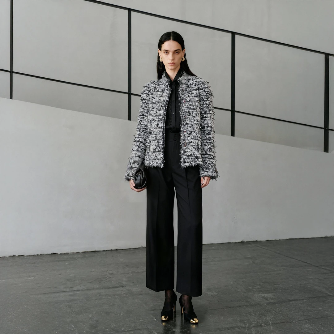 LYNEE x TORIL【莫奈花园】金标系列 立领香风外套 TGD2FAW041