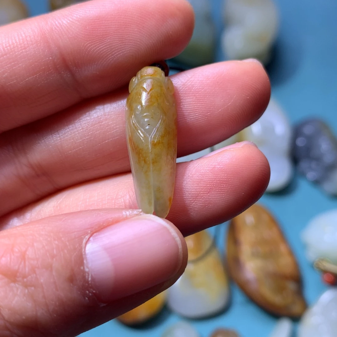 和田玉挂件未镶嵌酹*月