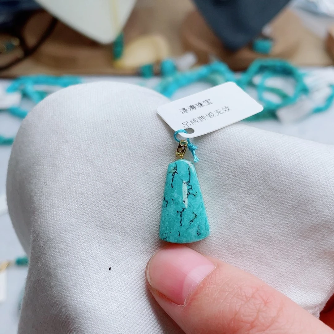 绿松石18K金镶嵌绿松石