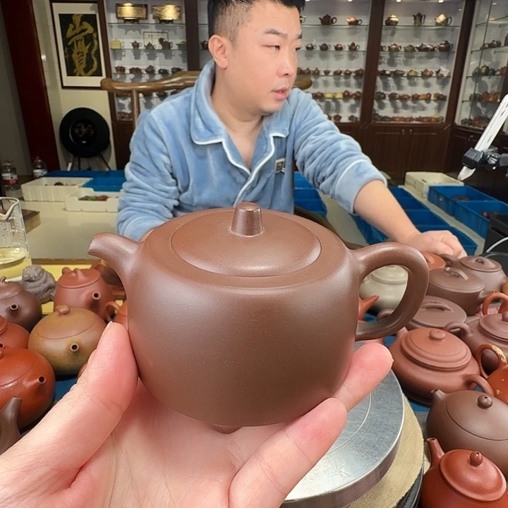 茶壶紫砂井栏紫泥