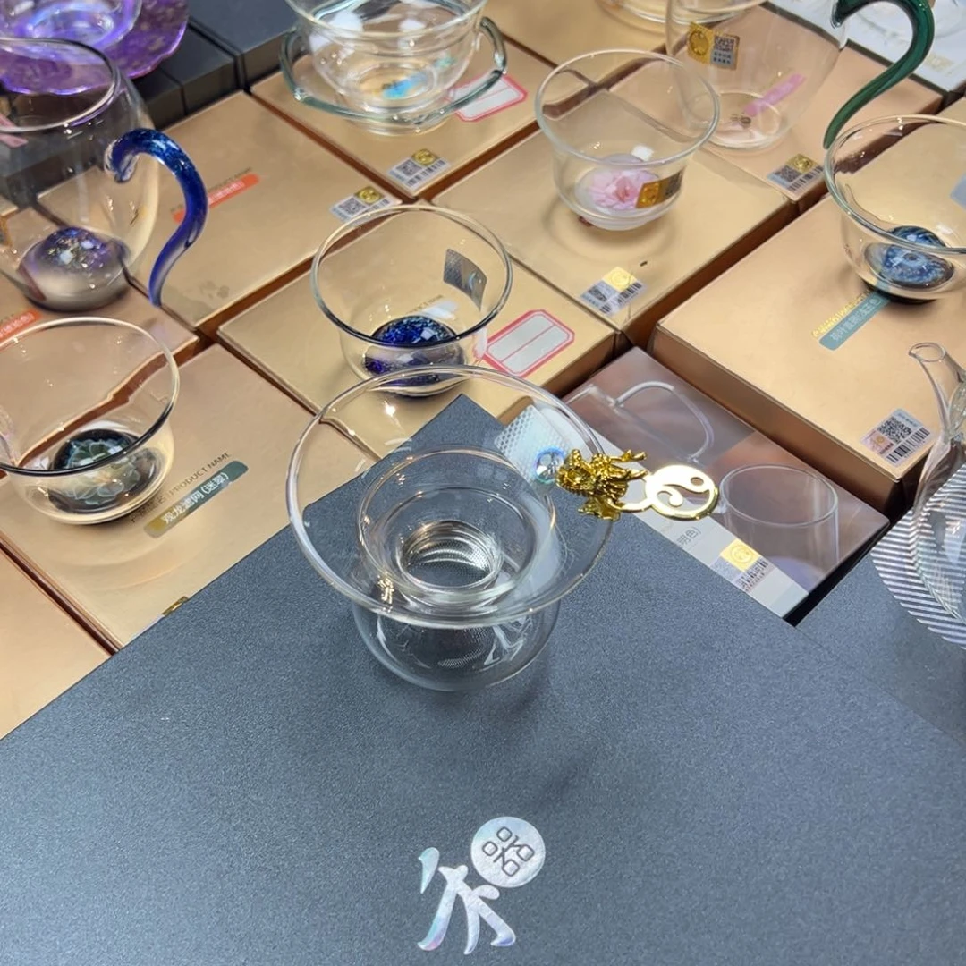 禾器龙头茶漏金色