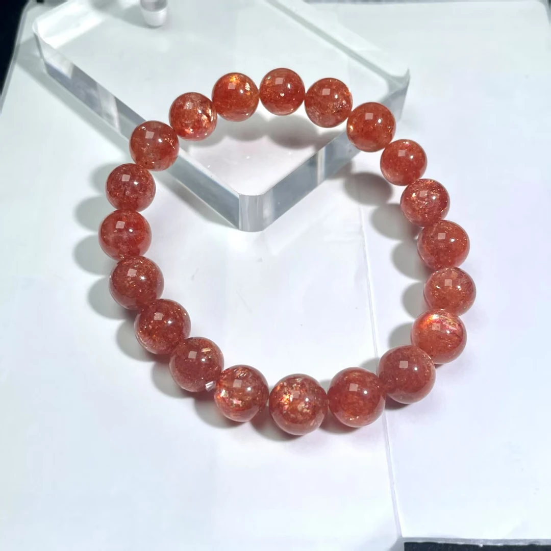 艳彩爆闪金太阳手串9.5mm KT25022202