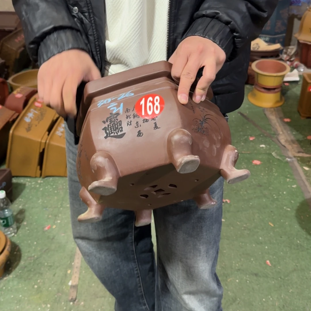 紫砂花盆紫砂花盆