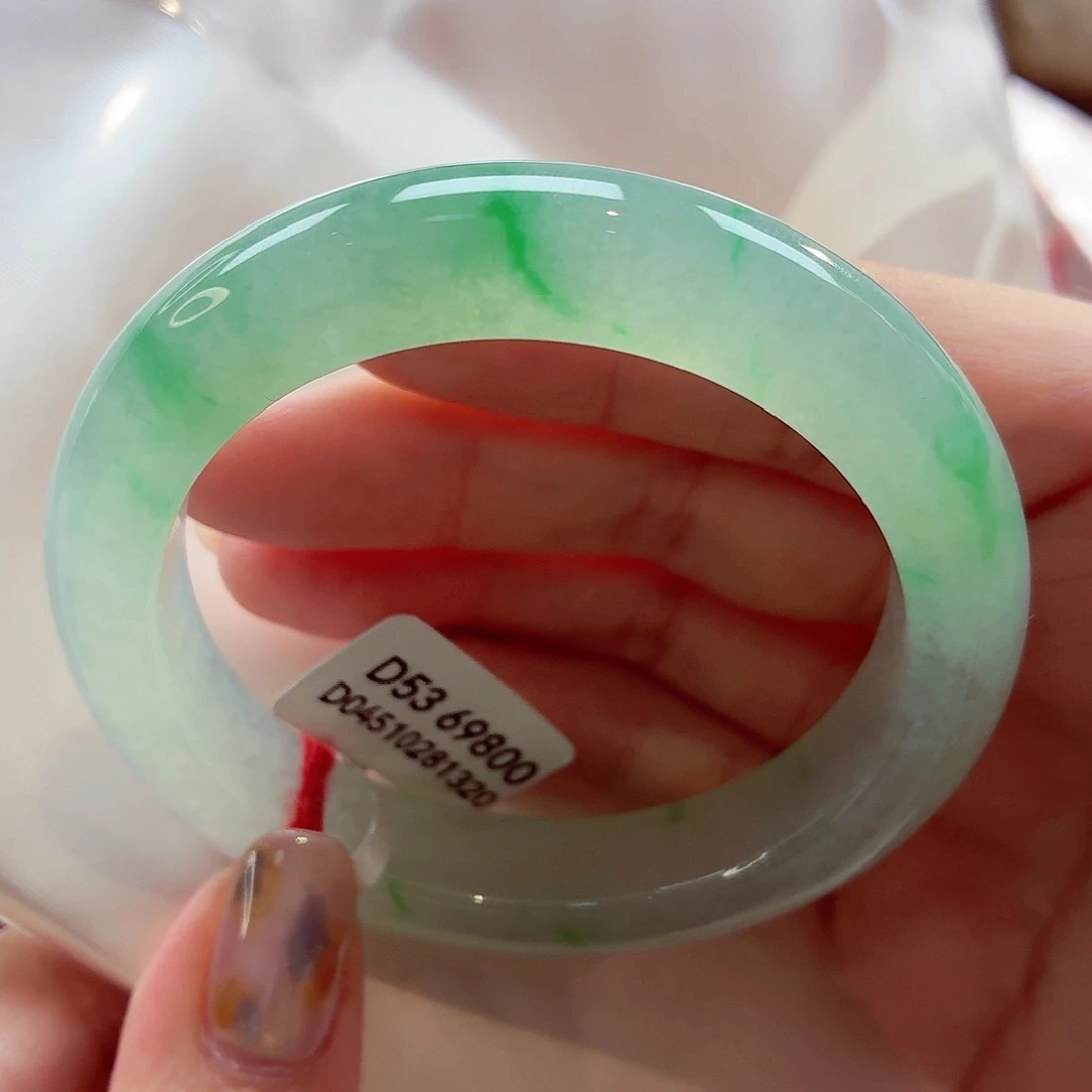 翡翠未镶嵌手镯22（44号）小包容