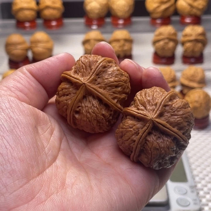 文玩核桃把件17四棱