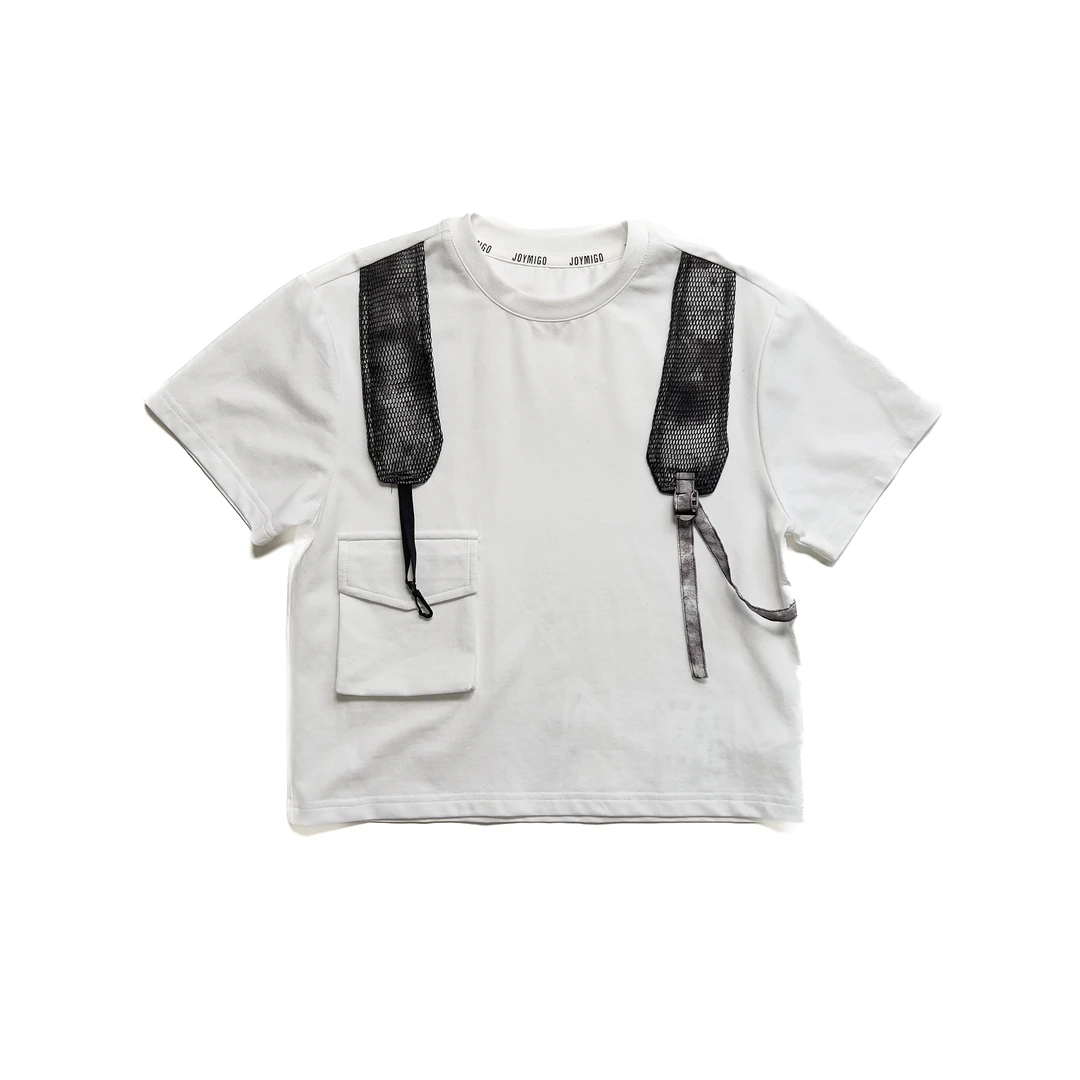 M 儿童休闲百搭圆领宽松套头时尚针织T 24B002301