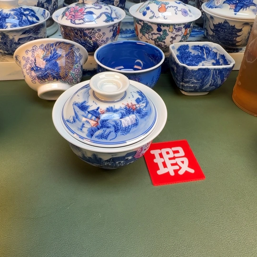 纯手工纯手绘茶具石头25
