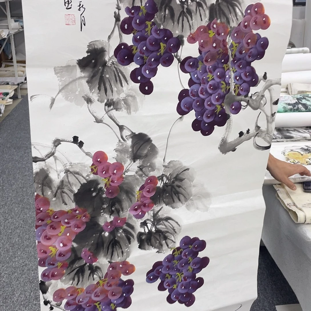 国画纯手绘字画宣纸