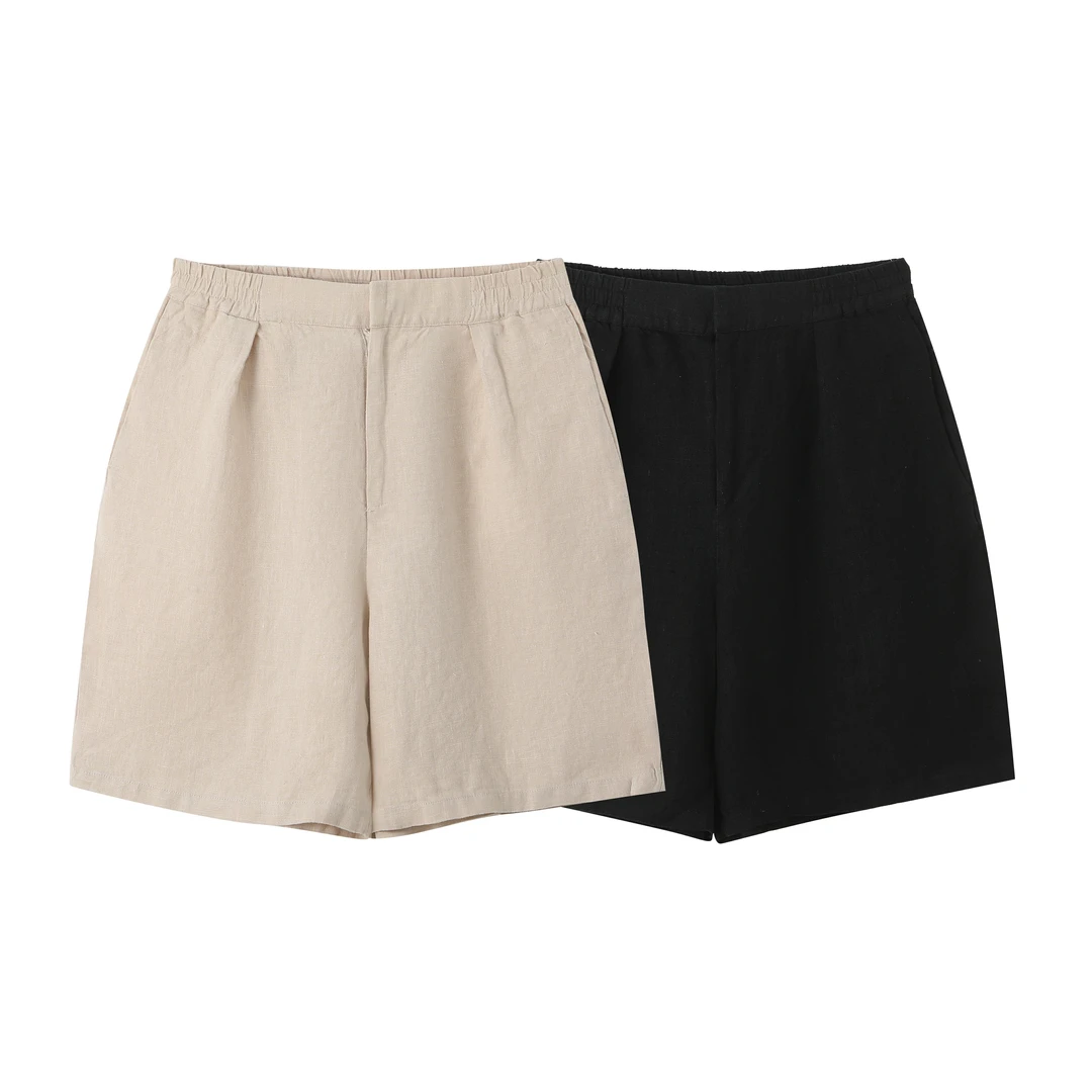 男士短裤【100%自种汉麻】24支220克高克重挺括（HM006）