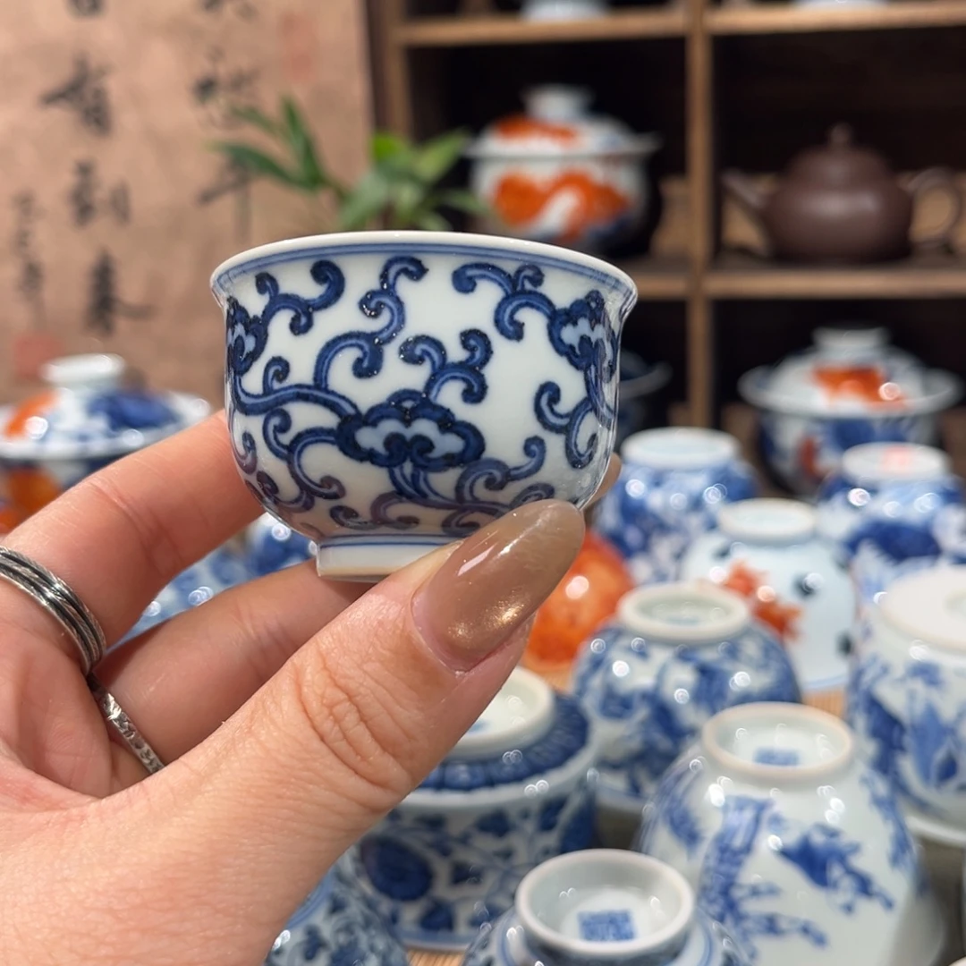 柴窑景德镇陶瓷主人杯