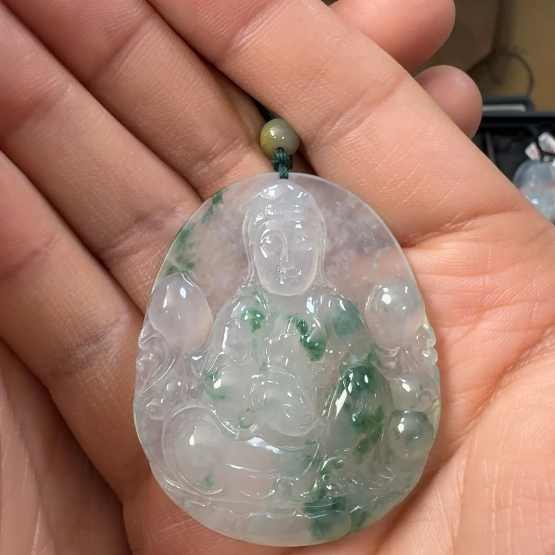 翡翠未镶嵌颈饰翡翠挂件