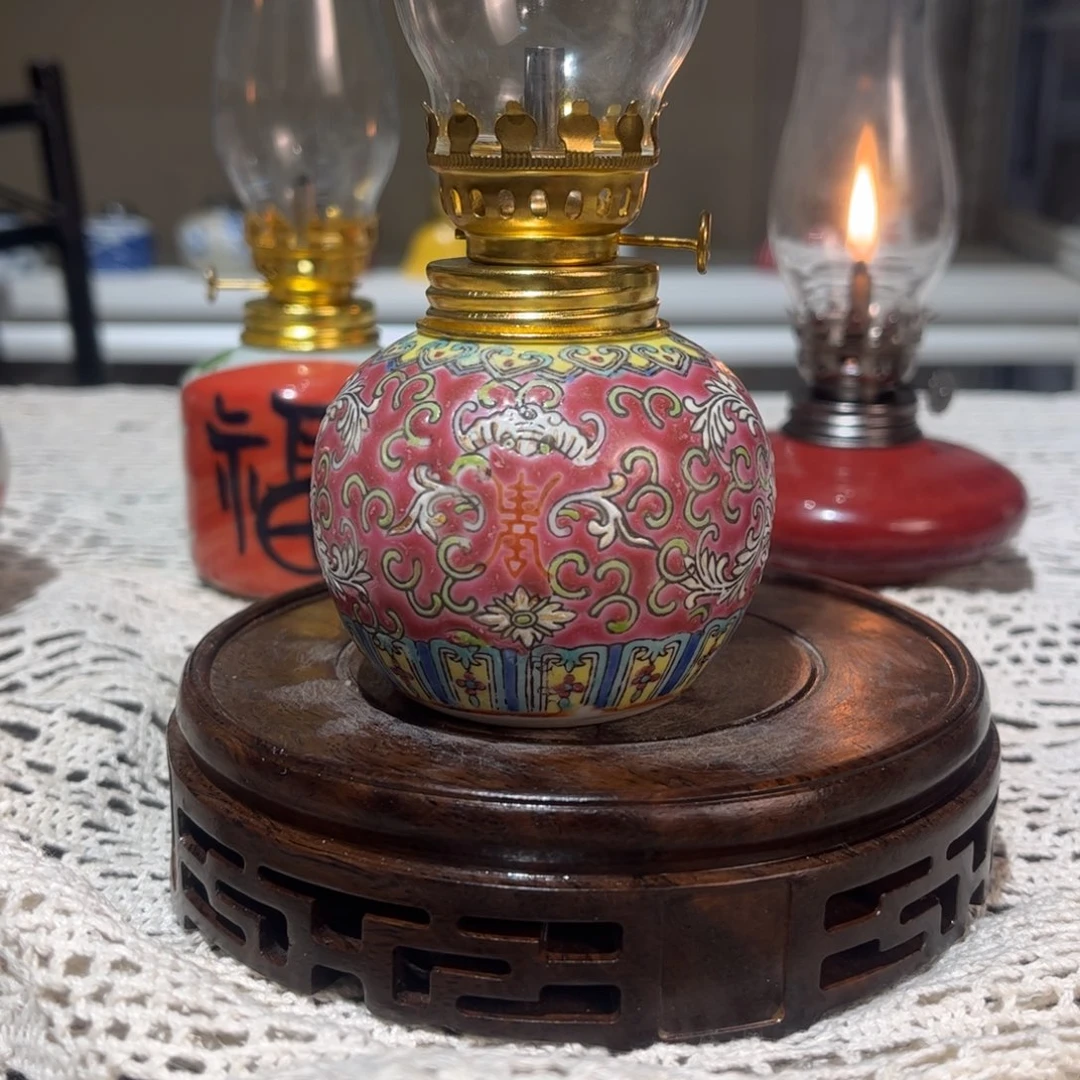 摆件景德镇陶瓷香薰灯