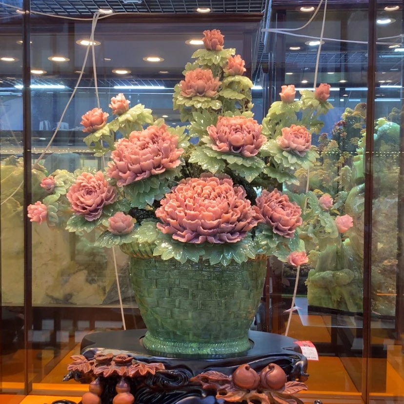 【闪购商品】蛇纹石玉未镶嵌摆件覆膜