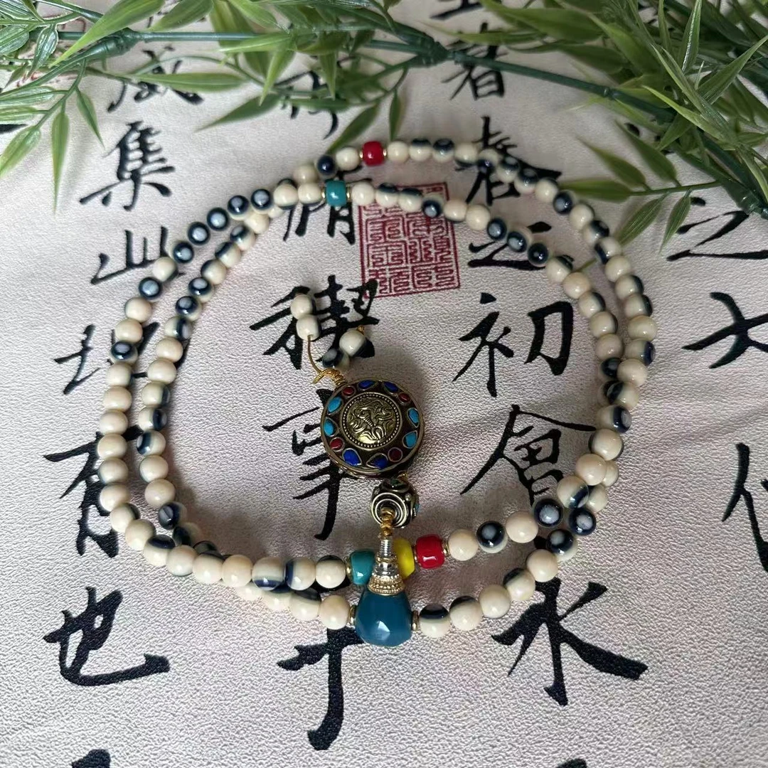 大美精选高端108珠蓝眼睛