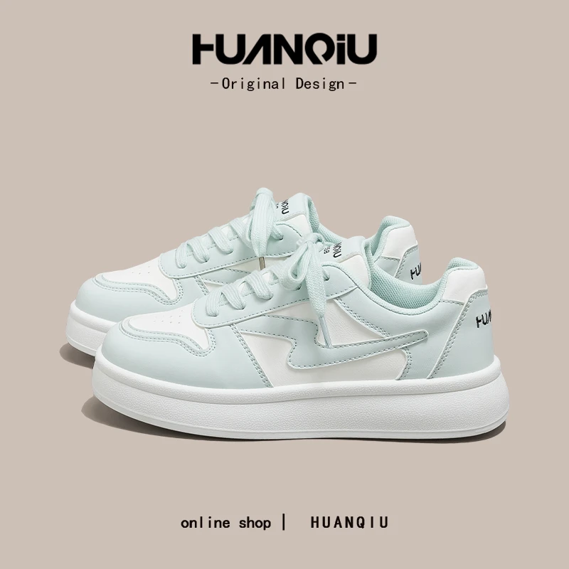 环球多巴胺小众小白鞋女款2025秋季爆款学生轻便舒适板鞋HC2580-2