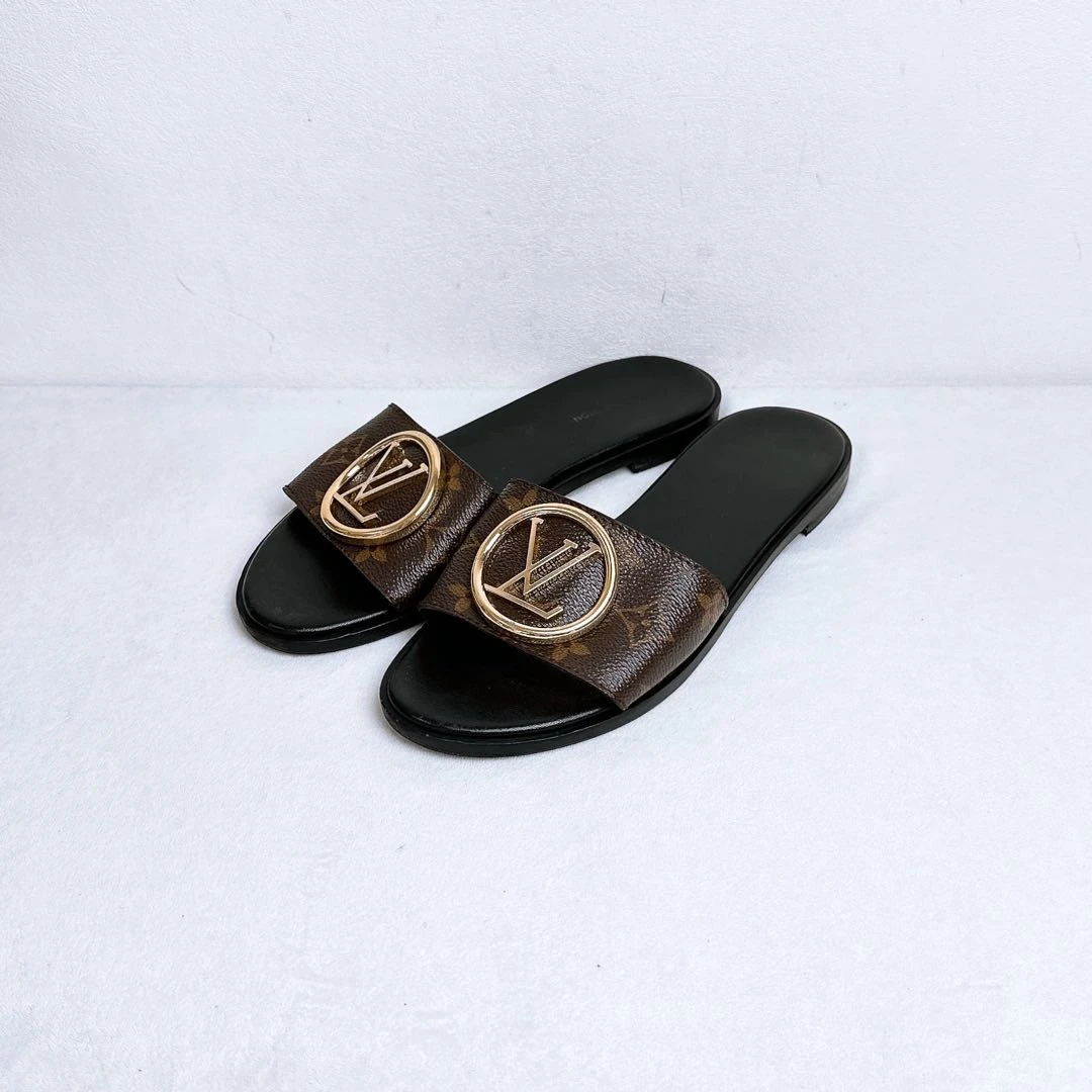 95新/LV/路易威登/拖鞋/37码/Xsp38816