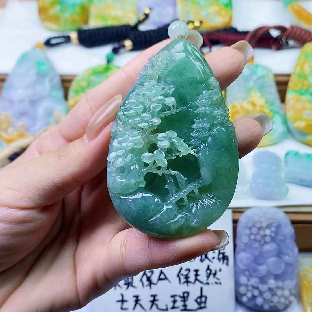 颈饰未镶嵌翡翠翡翠