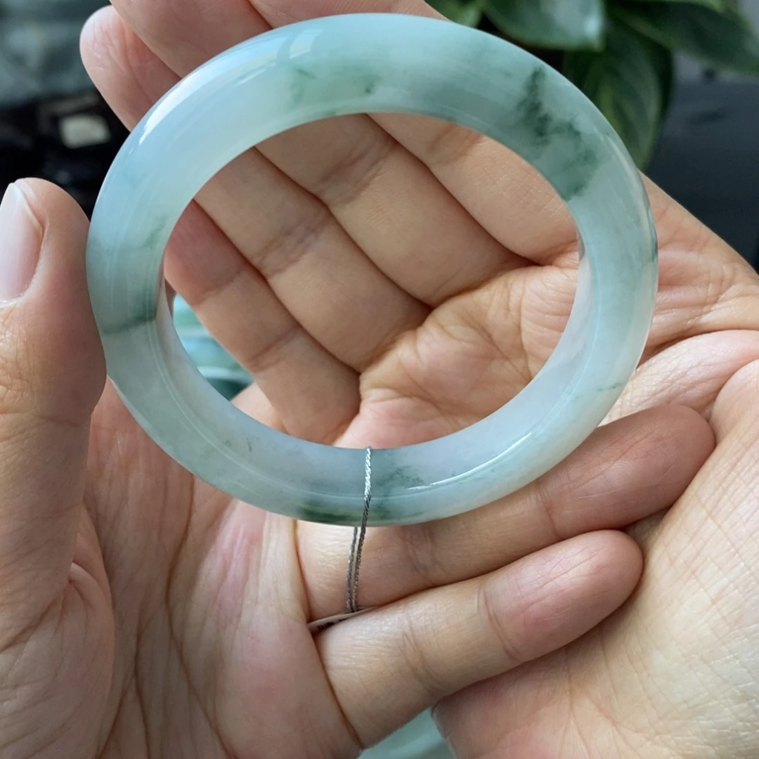 翡翠未镶嵌手镯天然