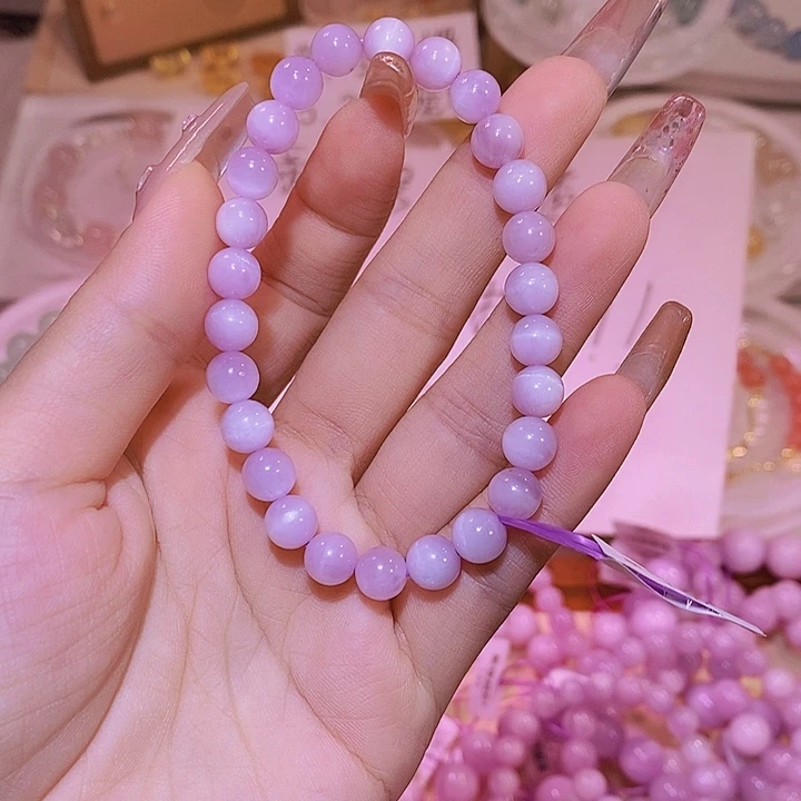 水晶手链未镶嵌7m紫锂辉