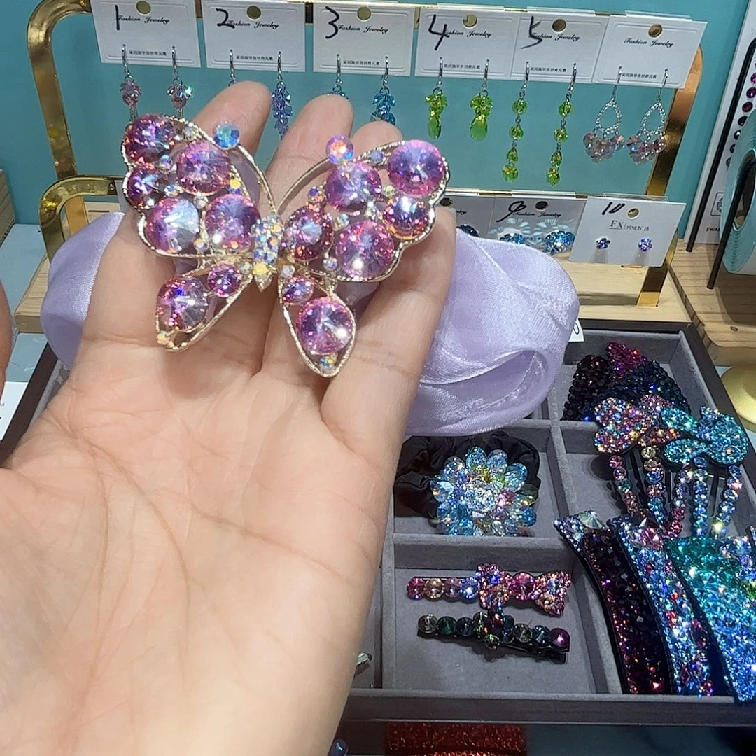 布艺铁合金耳钉钉