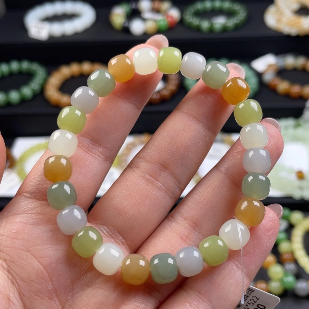 和田玉未镶嵌套链