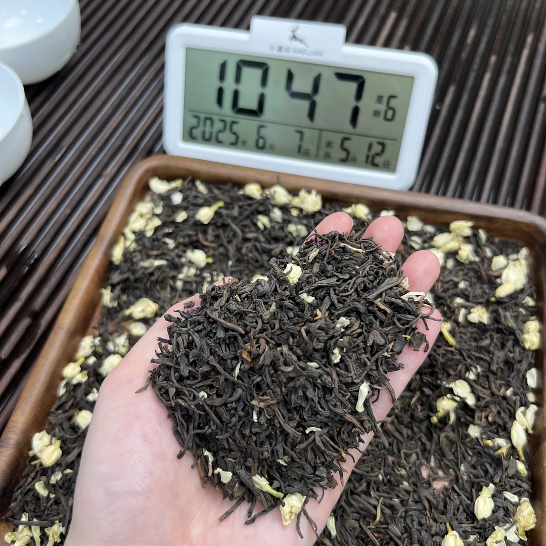 茉莉六堡茶 小鹿收茶 六堡茶黑茶 6月7