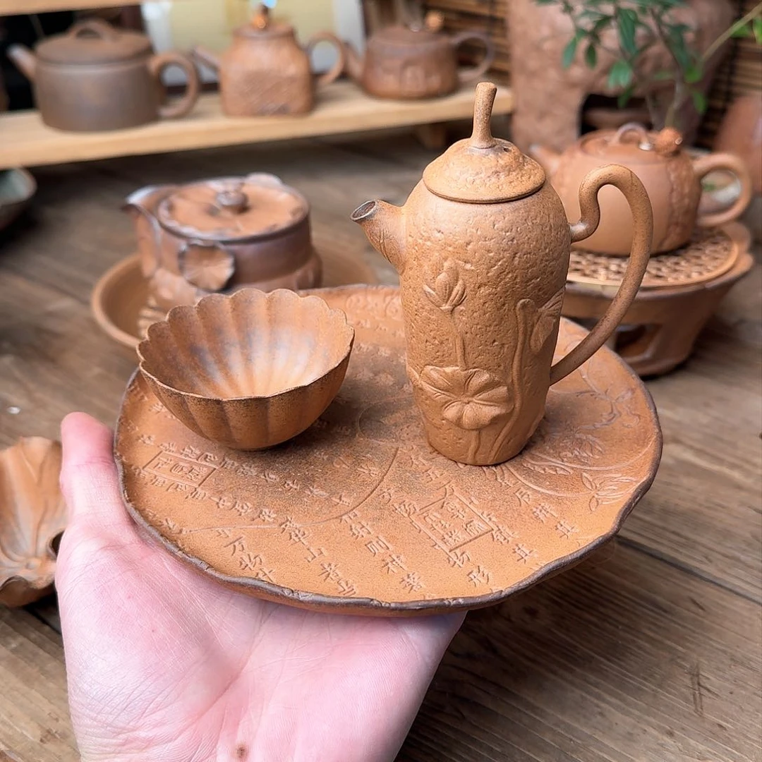 原矿老岩泥茶器系列