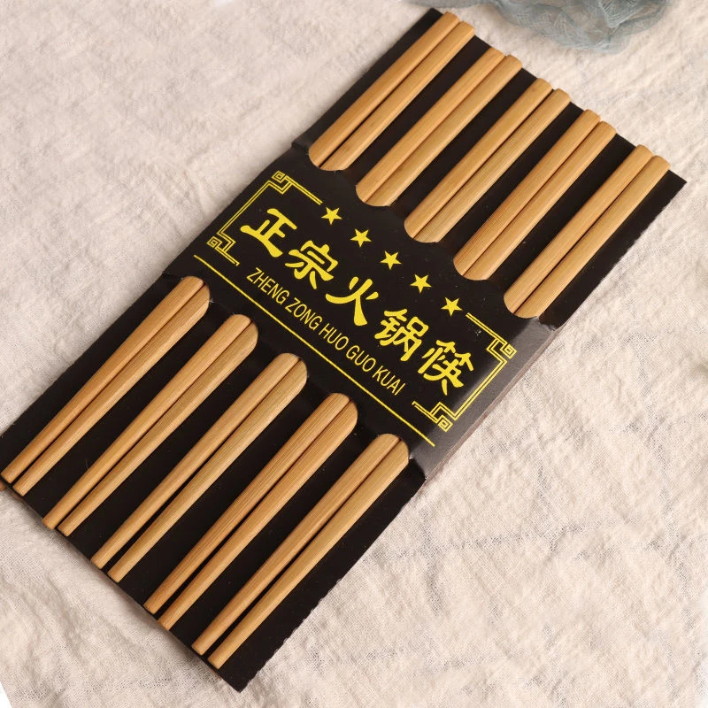 天然竹筷不发霉无漆无蜡公筷碳化筷子家用厂家批发竹筷子碳化工艺