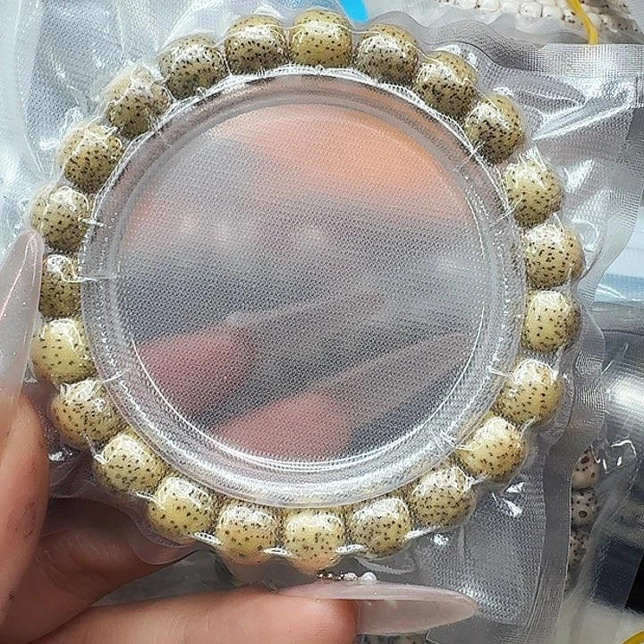 星月菩提手串456荣耀黄星月菩提10桶单圈