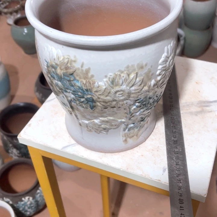 紫砂花盆口径19高度21一只瑕疵