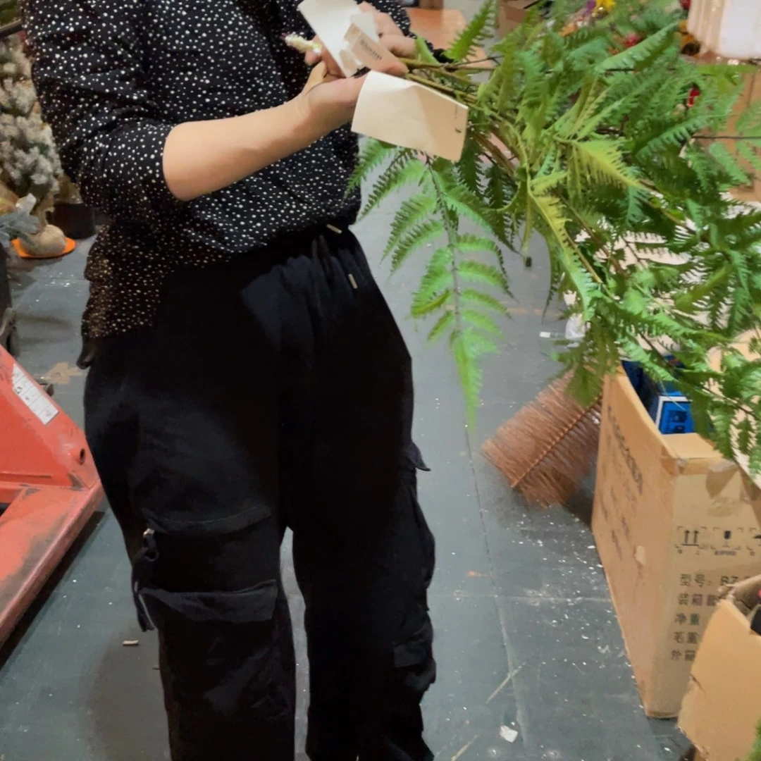 幸*猫陶瓷花瓶，仿真绿植。